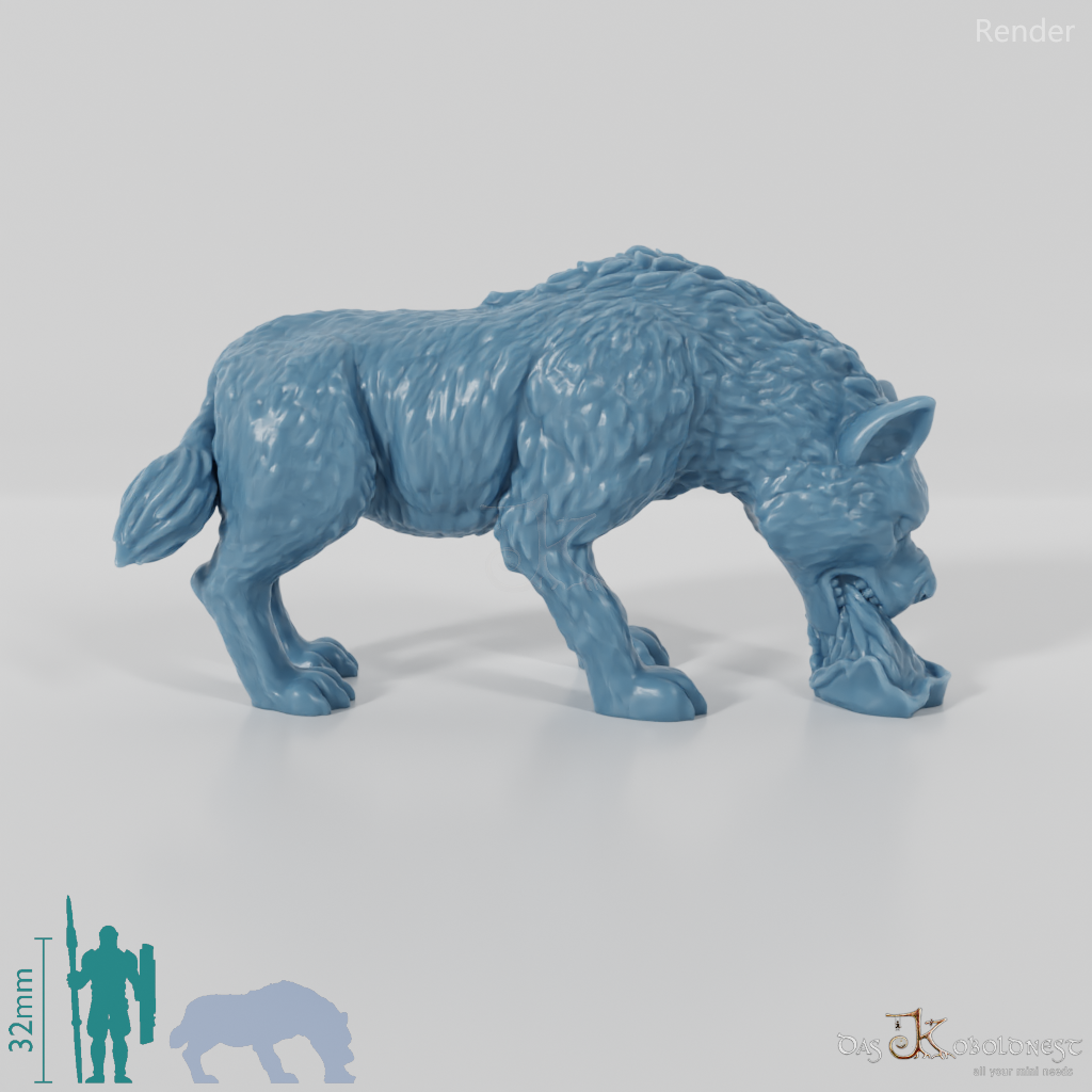 Dinocrocuta 02 - StoneAxe Miniatures