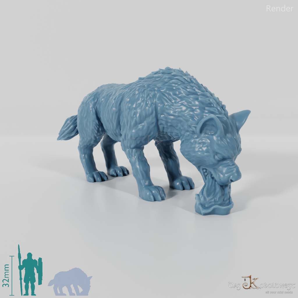 Dinocrocuta 02 - StoneAxe Miniatures