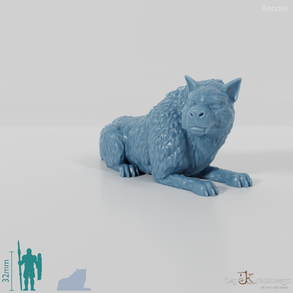 Dinocrocuta 05 - StoneAxe Miniatures