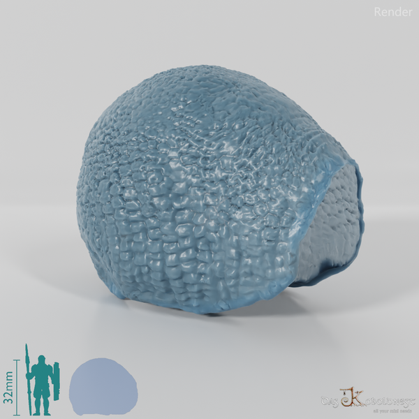 Doedicurus clavicaudatus 04 (Empty Shell) - JJP