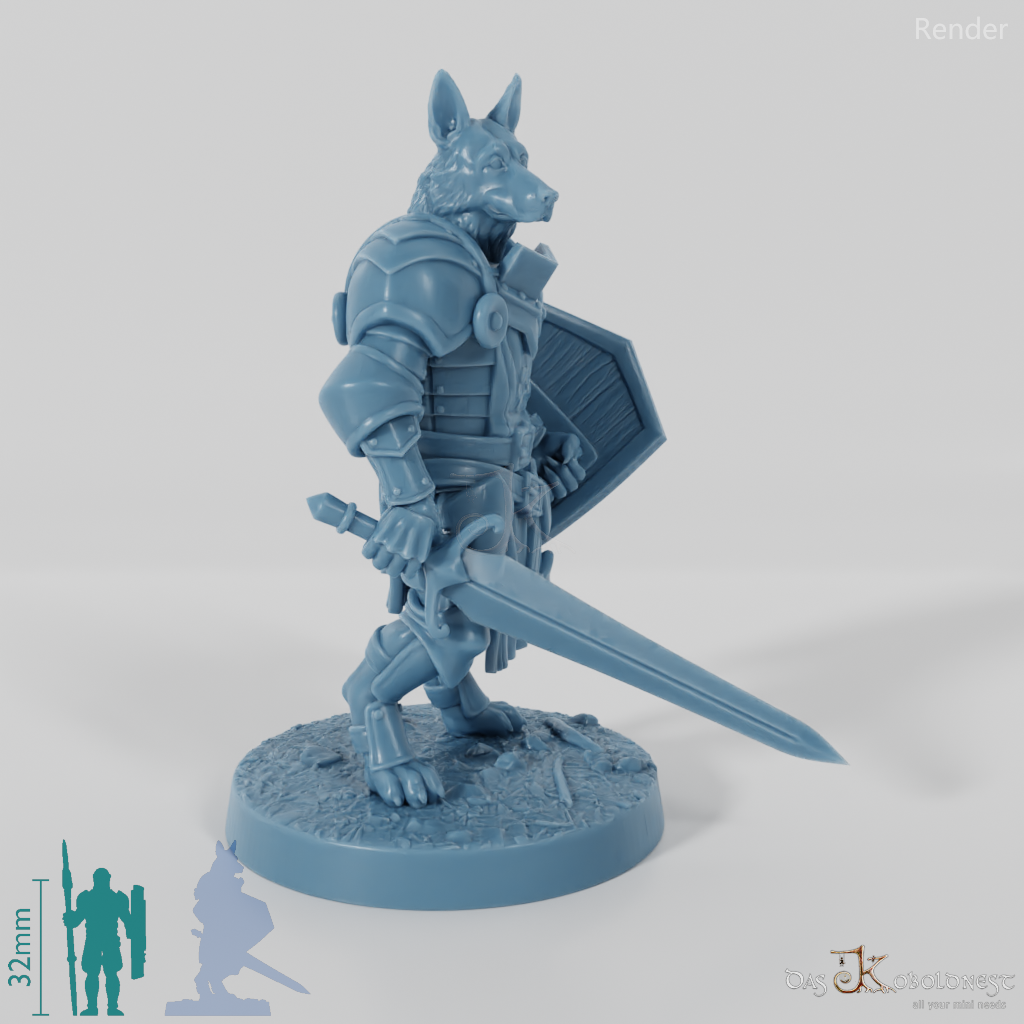 Dogfolk Knight - German Shepherd