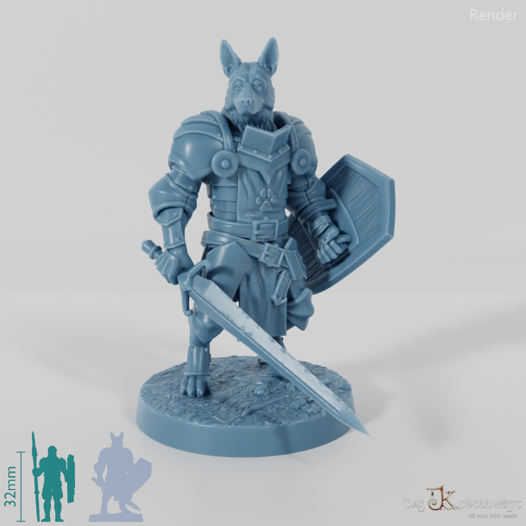 Dogfolk Knight - German Shepherd