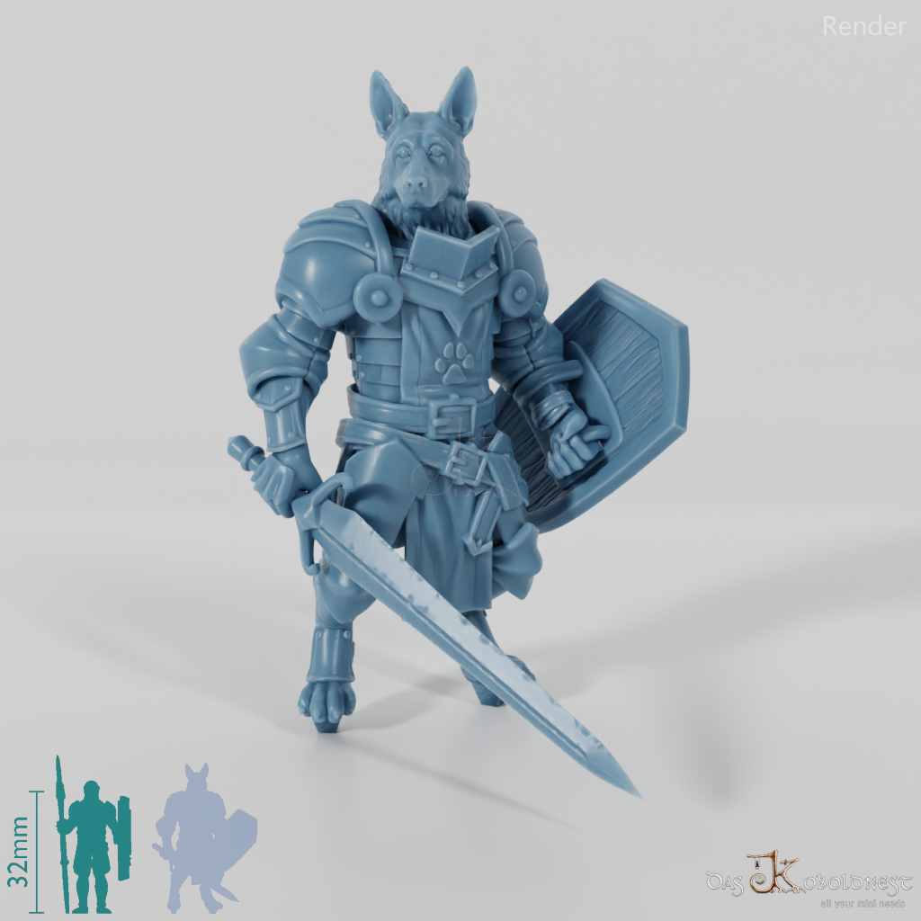 Dogfolk Knight - German Shepherd