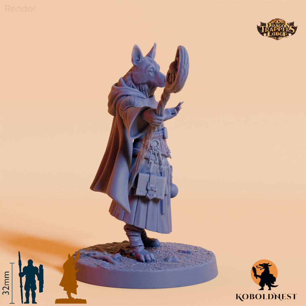Hundevolk-Magierin - Schäferhund
