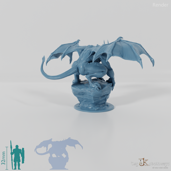 Gehörnter Gargoyle 01