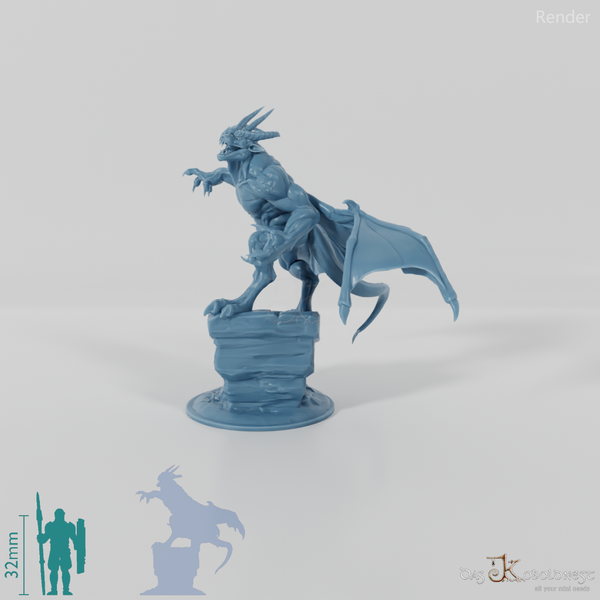 Gehörnter Gargoyle 02