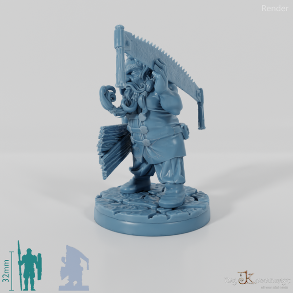 Dwarven Craftsman 04 (Carpenter)