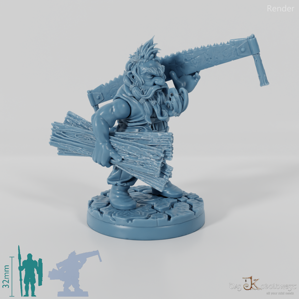 Dwarven Craftsman 04 (Carpenter)