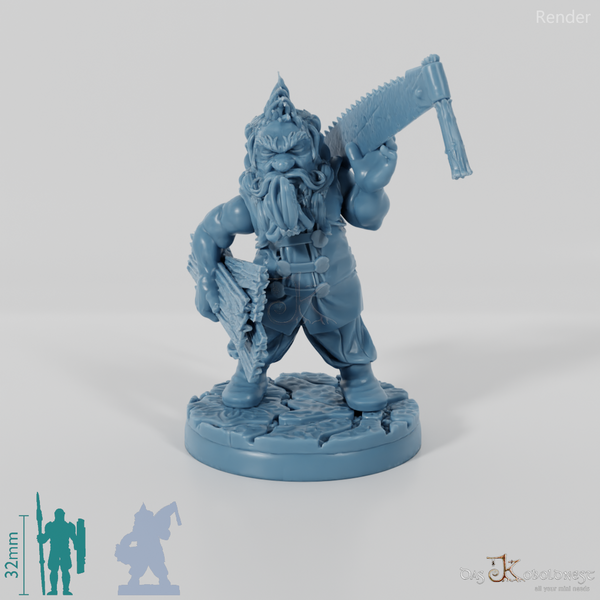 Dwarven Craftsman 04 (Carpenter)