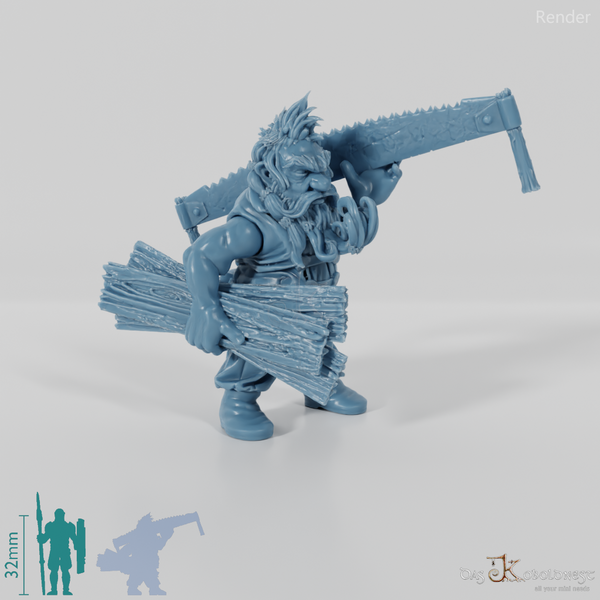 Dwarven Craftsman 04 (Carpenter)