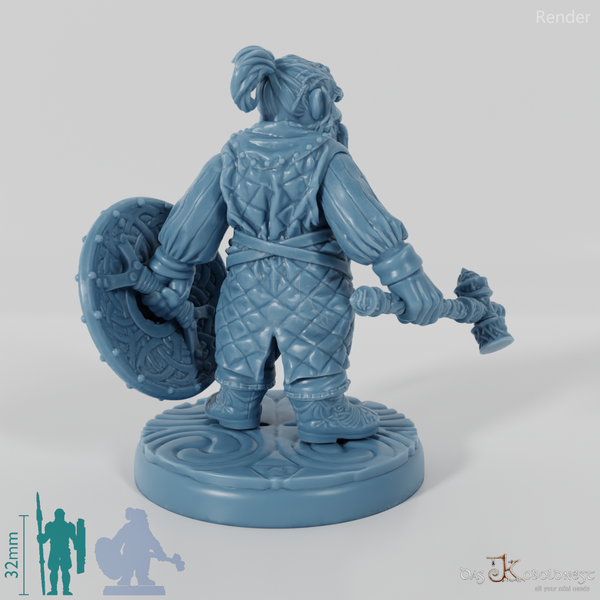 Dwarven Axeman (Gambeson) 01