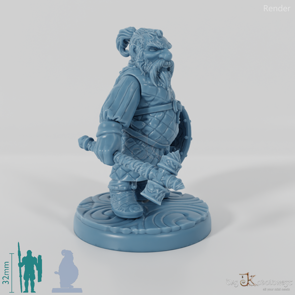 Dwarven Axeman (Gambeson) 01