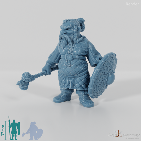 Dwarven Axeman (Gambeson) 01