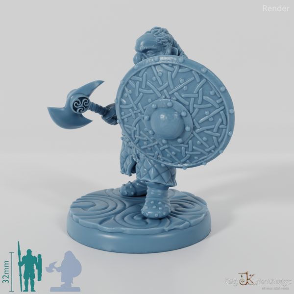 Dwarven Axeman (Gambeson) 02