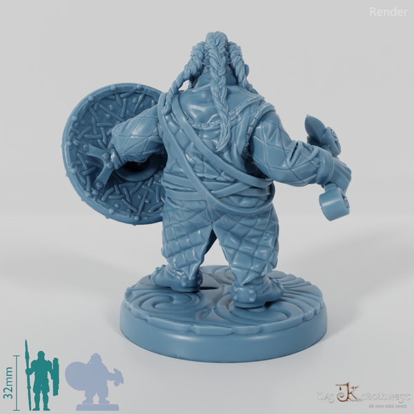 Dwarven Axeman (Gambeson) 02