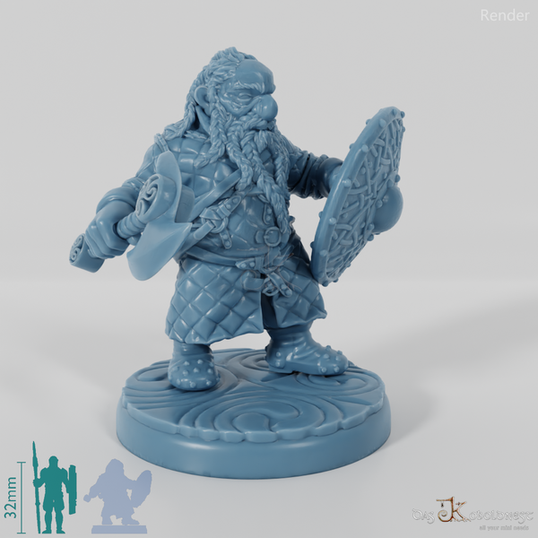 Dwarven Axeman (Gambeson) 02