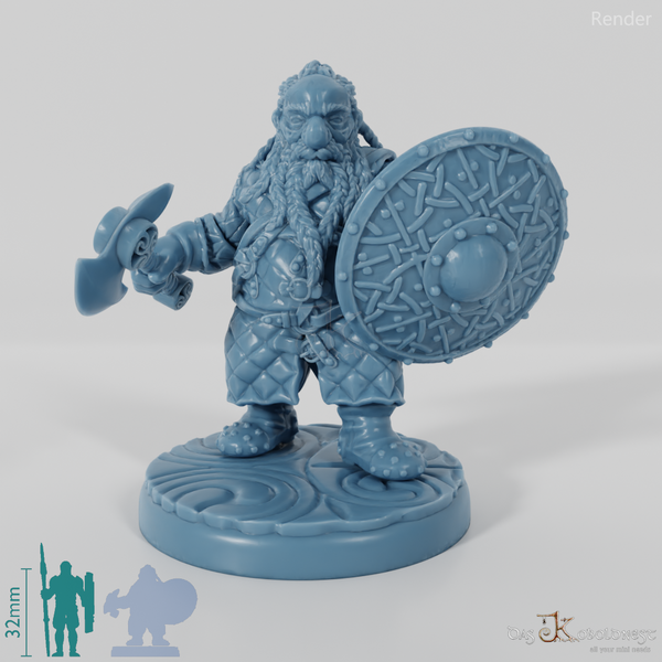 Dwarven Axeman (Gambeson) - Complete Set