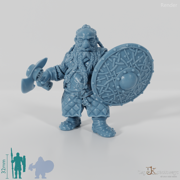 Dwarven Axeman (Gambeson) 02