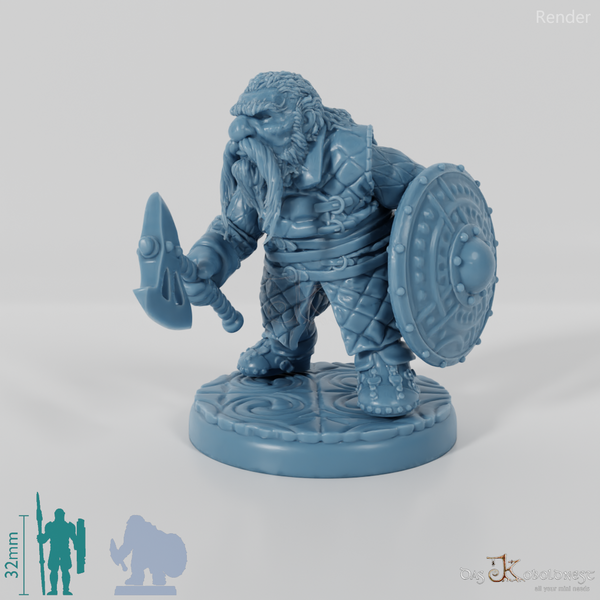 Dwarven Axeman (Gambeson) - Complete Set