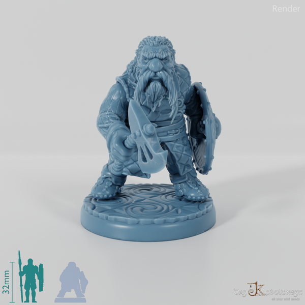 Dwarven Axeman (Gambeson) 03