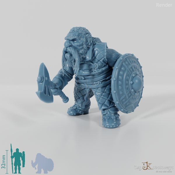 Dwarven Axeman (Gambeson) 03