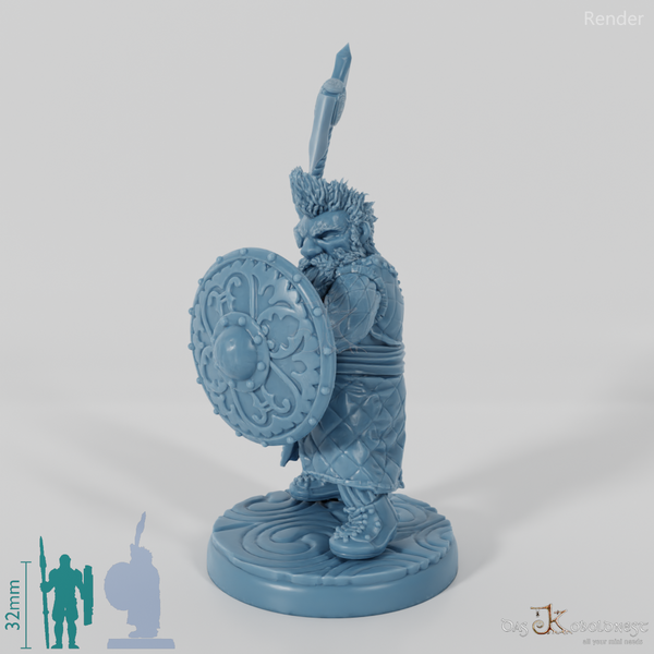 Dwarven Axeman (Gambeson) 04