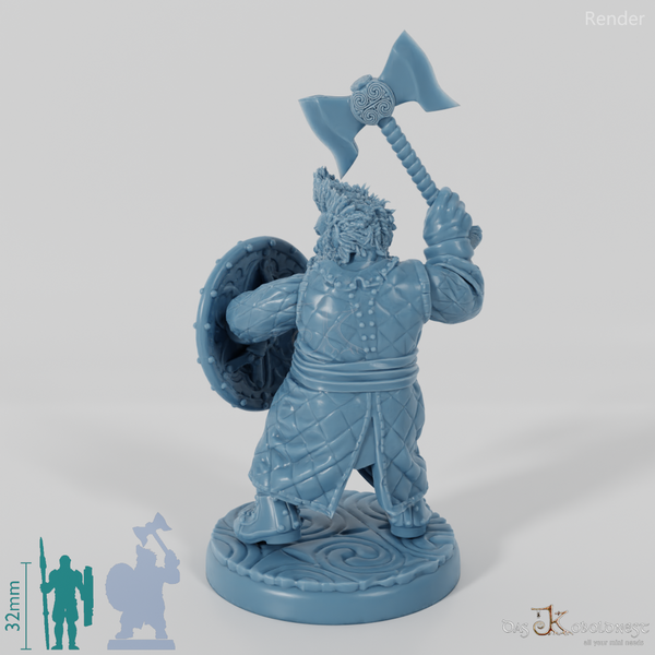 Dwarven Axeman (Gambeson) 04