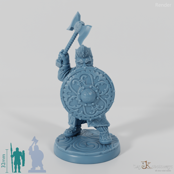 Dwarven Axeman (Gambeson) 04