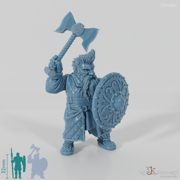 Dwarven Axeman (Gambeson) 04