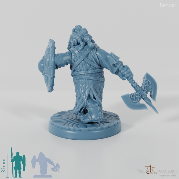 Dwarven Axeman (Gambeson) 05