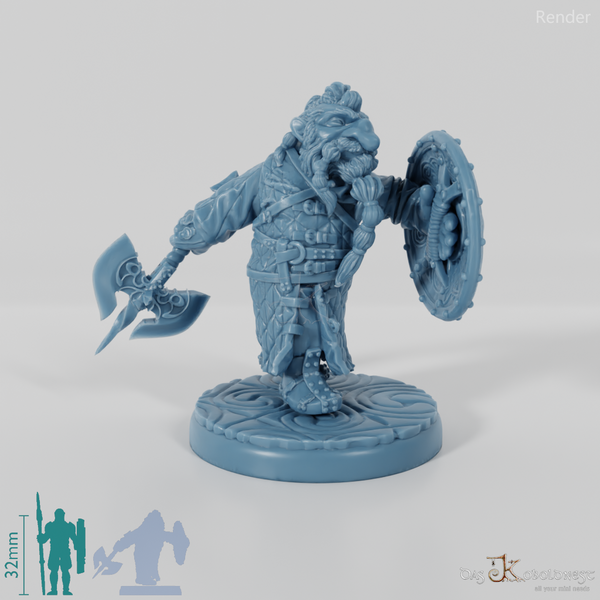Dwarven Axeman (Gambeson) 05