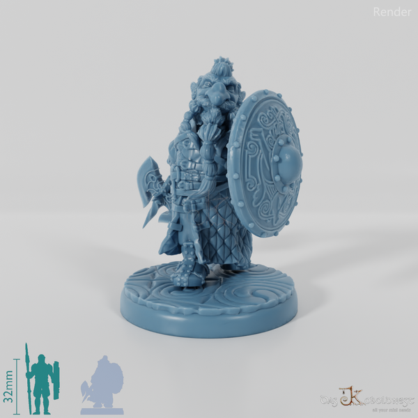 Dwarven Axeman (Gambeson) 05