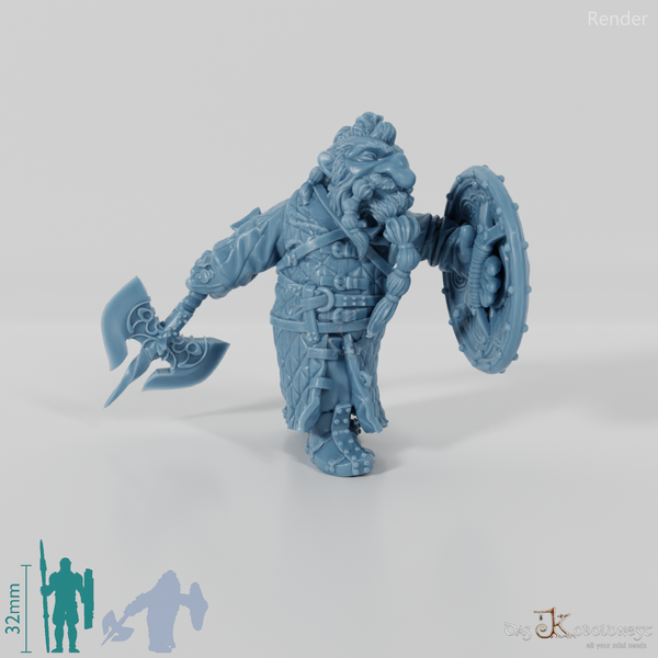 Dwarven Axeman (Gambeson) 05