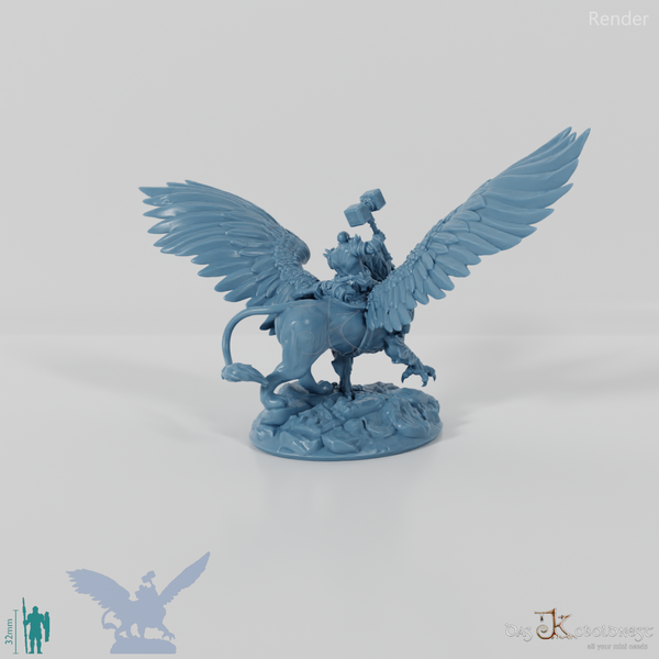 Dwarf Griffin Rider 01