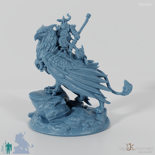 Dwarf Griffin Rider 03