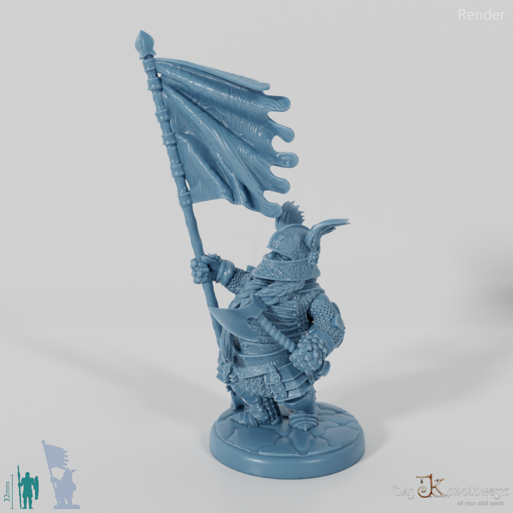 Dwarven Infantry (Heavy Standard Bearer) 15