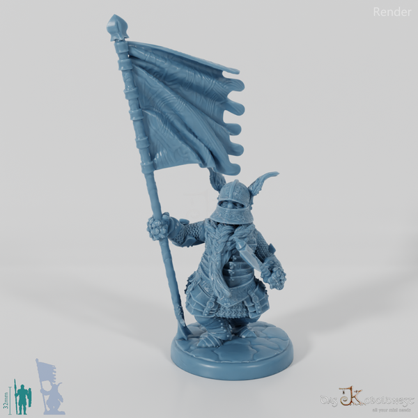 Zwergen-Infanterie (Schwerer Bannerträger) 15