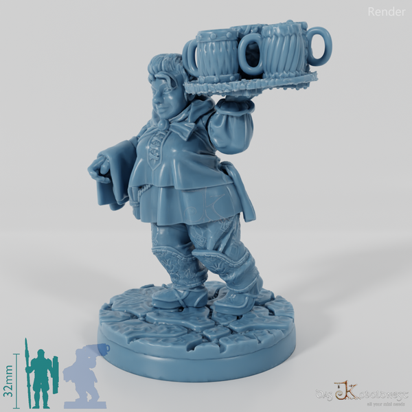 Dwarven Civilian 04 (Bar Maid)