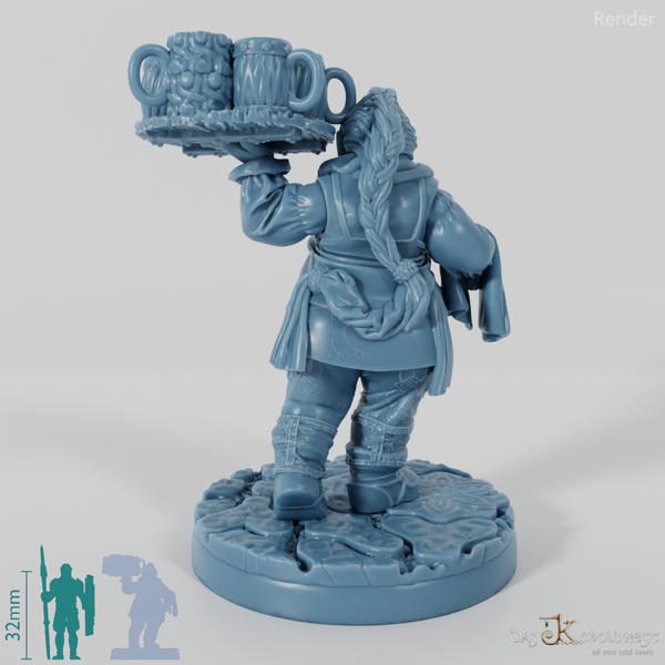Dwarven Civilian 04 (Bar Maid)