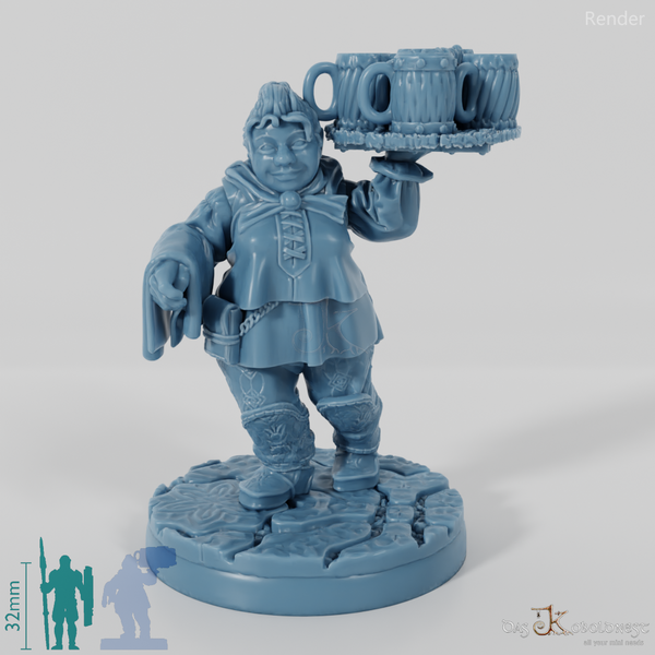 Dwarven Civilian 04 (Bar Maid)