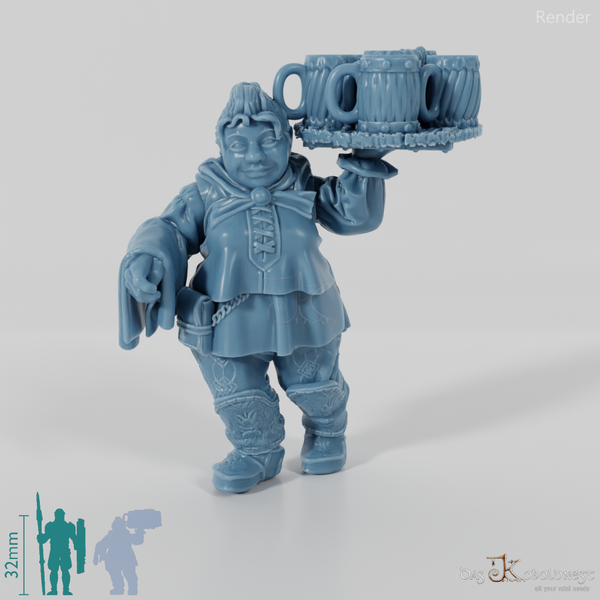 Dwarven Civilian 04 (Bar Maid)