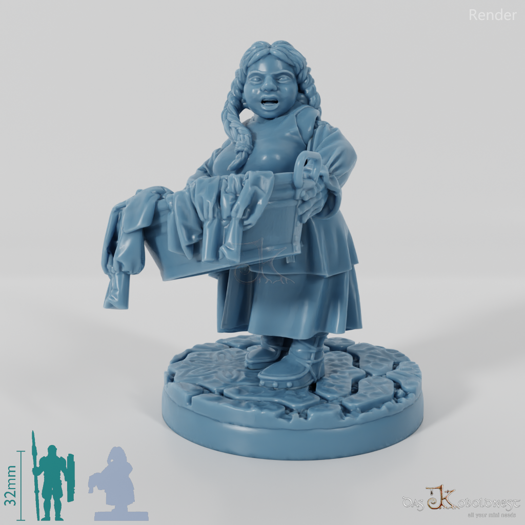 Dwarven Civilian 05 (Laundress)