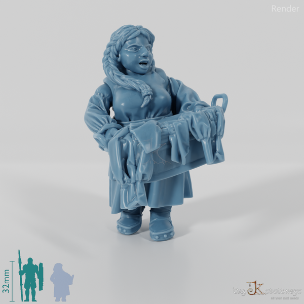 Dwarven Civilian 05 (Laundress)