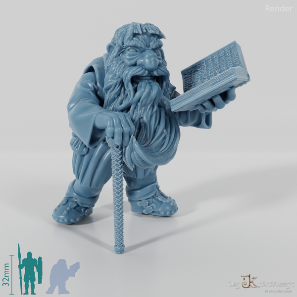 Dwarven Civilian 01 (Librarian)