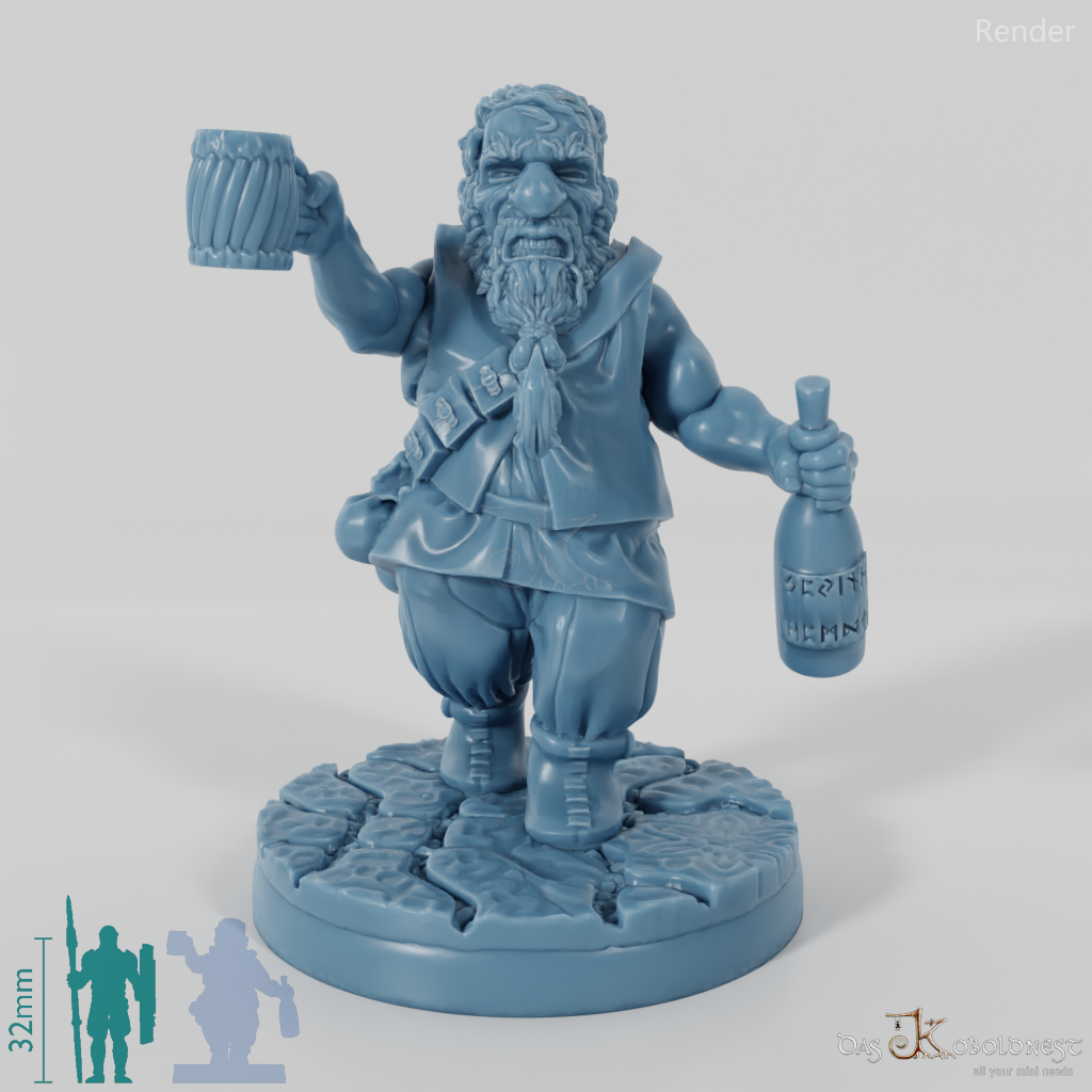 Dwarven Civilian 04 (Drunkard)