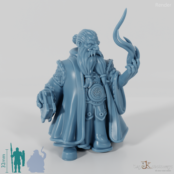 Dwarf War Wizard 01