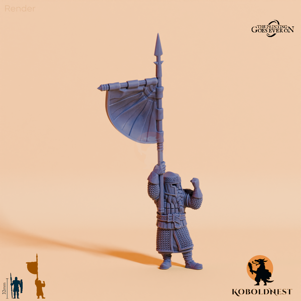 Minenzwerg-Bannerträger