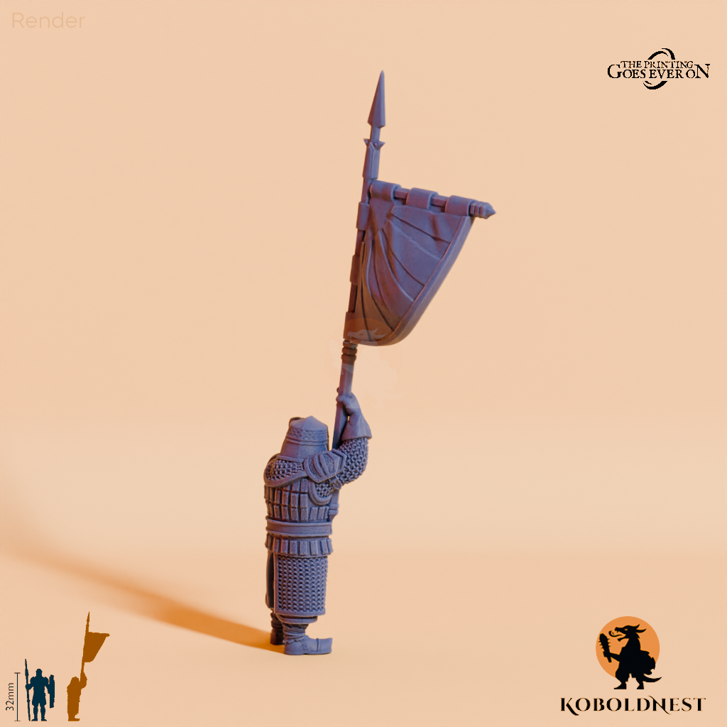 Minenzwerg-Bannerträger