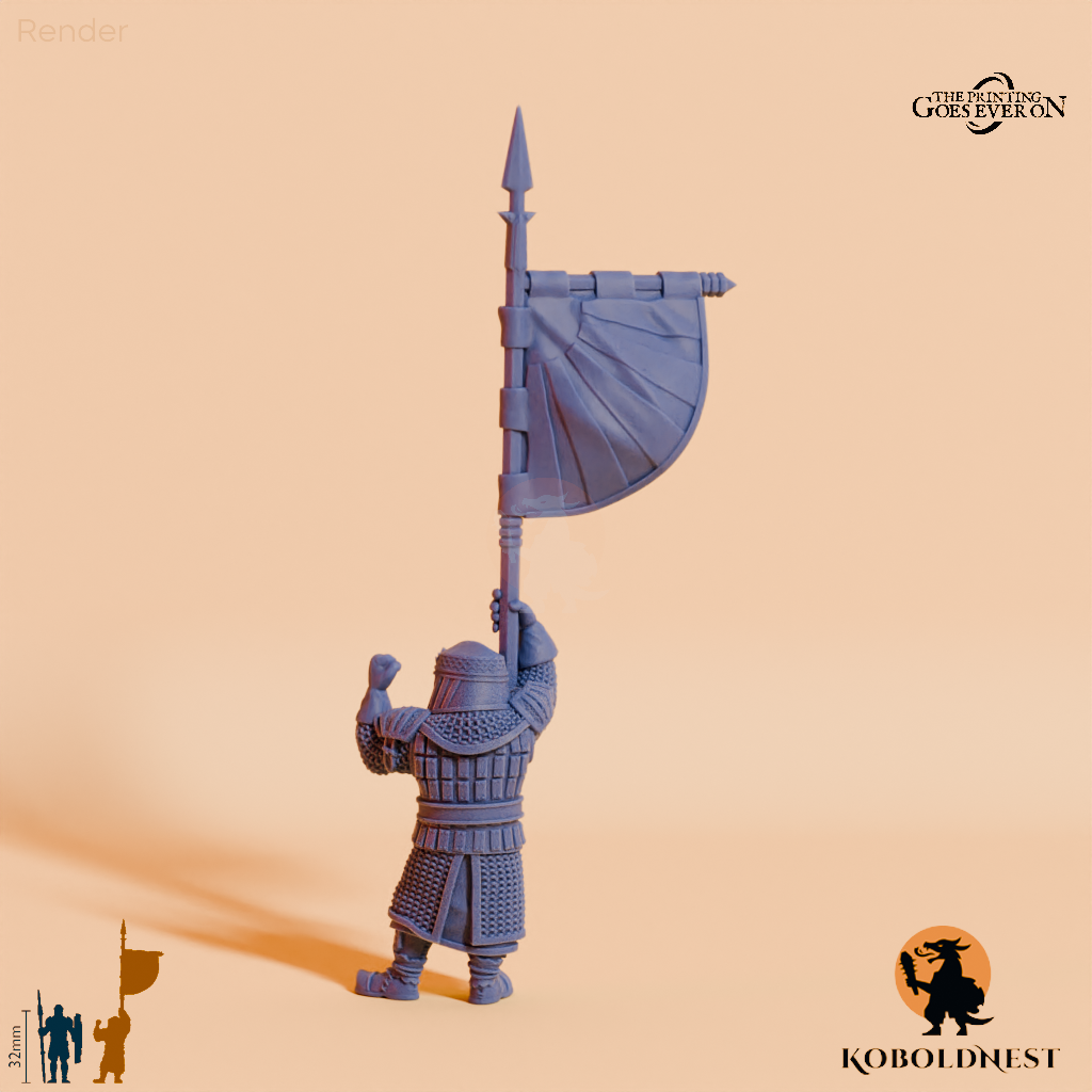 Minenzwerg-Bannerträger