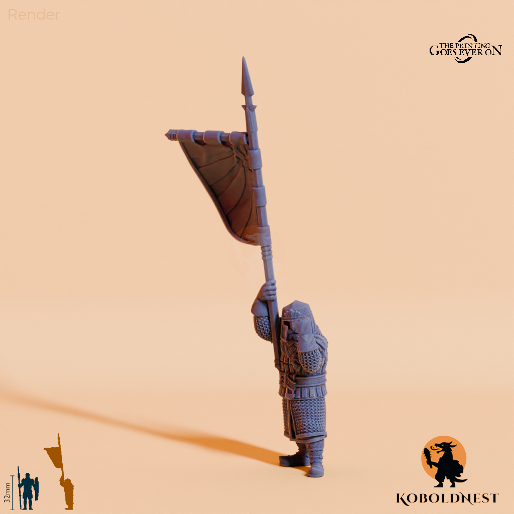 Minenzwerg-Bannerträger